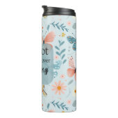 Bijbelvers Tumbler - "Wees niet bezorgd" (Fil 4:6) Thermosbeker (Geroteerd rechts)