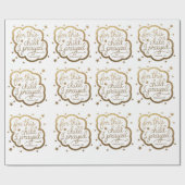 Bijbelvers uit 1 Samuel 1:27 Cadeaupapier (Vlak)