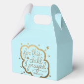 Bijbelvers uit 1 Samuël 1:27 Gunstbox Bedankdoosjes (Achterkant)