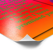 Bijbelvers uit Genesis 28:15. Foto Afdruk (Hoek)