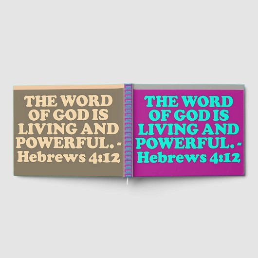 Bijbelvers uit Hebreeën 4:12. Gastenboek (Volledig)