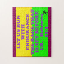 Bijbelvers uit Hebreeuws 12:1.