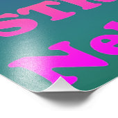 Bijbelvers uit Nehemiah 8:10. Foto Afdruk (Hoek)