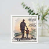 Bijbelvers Vaderdag: Romeinen 15:13 Feestdagenkaart (Staand voorkant)