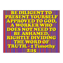 Bijbelvers van 2 Timothy 2:15.