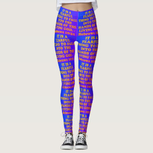Bijbelvers van Hebreeuws 10:31. Leggings
