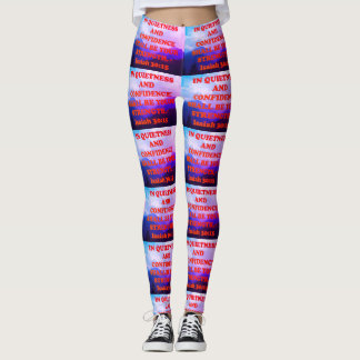 Bijbelvers van Isaiah 30:15. Leggings