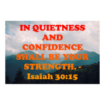 Bijbelvers van Isaiah 30:15.