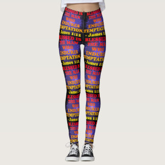 Bijbelvers van James 1:12. Leggings