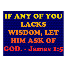 Bijbelvers van James 1:5.