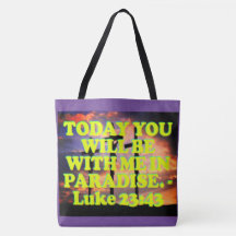 Bijbelvers van Luke 23:43.