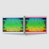 Bijbelvers van Matthew 23:37. Gastenboek (Volledig)