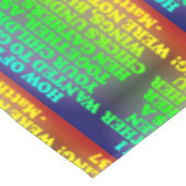 Bijbelvers van Matthew 23:37. Gesmolten Afbeelding Tafelkleed (Gekanteld)