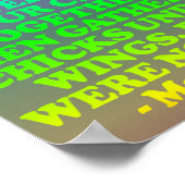 Bijbelvers van Matthew 23:37. Poster (Hoek)