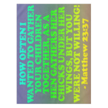 Bijbelvers van Matthew 23:37.