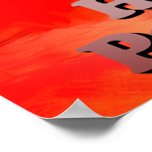 Bijbelvers van Psalm 37:8. Poster (Hoek)