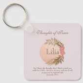 Bijbelvers van vrede sleutelhanger (Voorkant)