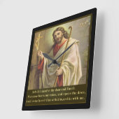 Bijbelvers Vierkante Klok (Hoek)