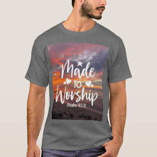 Bijbelvers voor aanbidding t-shirt