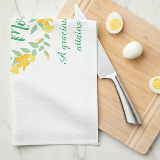 Bijbelvers voor 's werelds beste moeder theedoek (Quarter Fold)