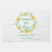 Bijbelvers voor 's werelds beste moeder theedoek (Horizontaal)