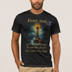 Bijbelvers Vrees niet, want ik ben bij je T-shirt