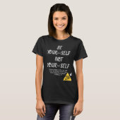 Bijbelvers Wees jezelf 2 Korintiërs 5:17 T-shirt (Voorkant volledig)