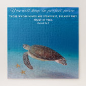 Bijbelverse 20x20 Schilderachtig Ocean Motivatie p Legpuzzel (Verticaal)