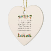 Bijbelverse Art - Luke 12:6-7 Keramisch Ornament (Links)