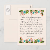 Bijbelverse art - psalm 139:7-10 briefkaart (Voorkant / Achterkant)