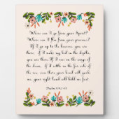 Bijbelverse art - psalm 139:7-10 fotoplaat (Voorkant)