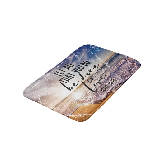 Bijbelverse Bath Mat (Gekanteld)