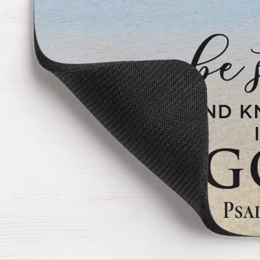 Bijbelverse ben nog steeds en weet dat ik God Mous Muismat (Hoek)