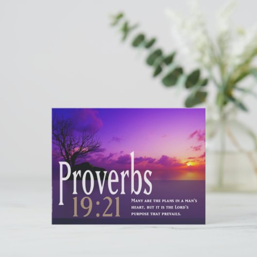 Bijbelverse Briefkaart (Staand voorkant)