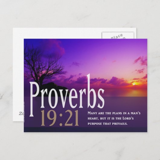 Bijbelverse Briefkaart (Voorkant / Achterkant)