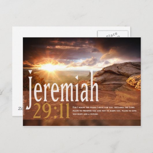 Bijbelverse Briefkaart (Voorkant / Achterkant)