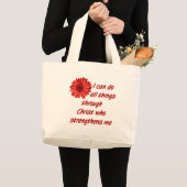 Bijbelverse Canvas tas (Voorkant (product))