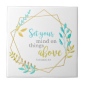 Bijbelverse Colossians Scripting Christelijk geloo Tegeltje (Voorkant)