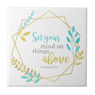 Bijbelverse Colossians Scripting Christelijk geloo Tegeltje