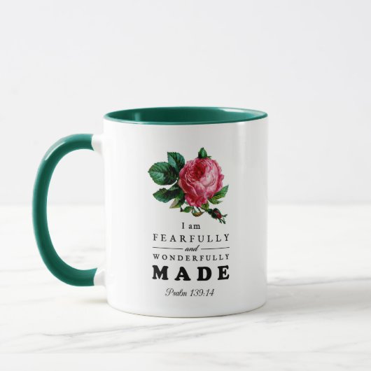 Bijbelverse, comfortabel en prachtig gemaakt Roos Mok (Links)