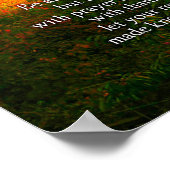 Bijbelverse dubbelregenboogfotocanvas afdrukken poster (Hoek)