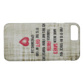 Bijbelverse esthesians 2:8 Case-Mate iPhone case (Achterkant (Horizontaal))