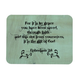 Bijbelverse esthesians 2:8 magneet
