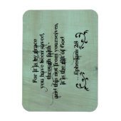 Bijbelverse esthesians 2:8 magneet (Verticaal)