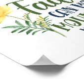 Bijbelverse Faith kan de bergen Matthew 17:20 verp Poster (Hoek)