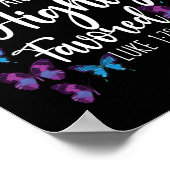 Bijbelverse geblesseerd en zeer gunstig Luke 1:28 Poster (Hoek)