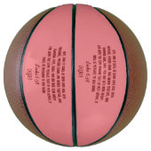 Bijbelverse Giving Luke 6:38 (KJV) Valentijnsdag Basketbal (Verticaal)