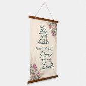 Bijbelverse - hout - Muurschildpad Hangend Wandkleed (Gebogen)