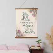 Bijbelverse - hout - Muurschildpad Hangend Wandkleed (Slaapkamer)