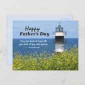 Bijbelverse Inspirerend Vaderdag Briefkaart (Voorkant / Achterkant)